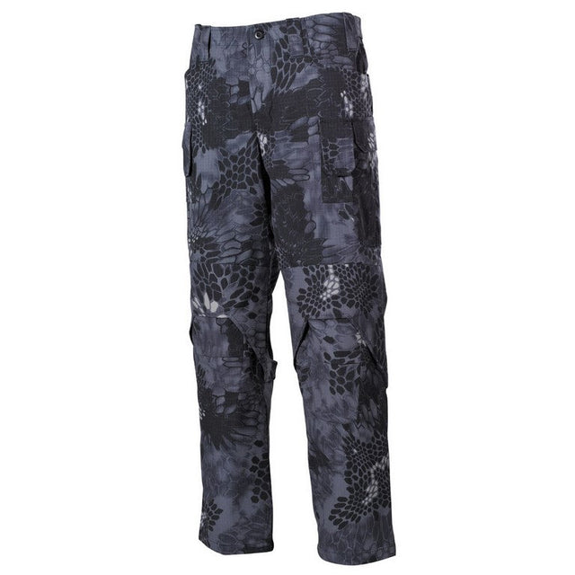 Snake Camo Black Hose Einsatzhose
