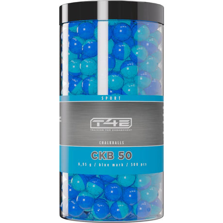 T4E CKB50 Blaue Kreidekugeln cal.50, 500 Stk. Powder Blue Chalk