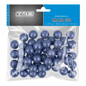 T4E Sport MAB 68 Cal.68 Marking Balls Blau - Inhalt: 50 Stk