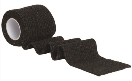Tarnband selbsthaftend Schwarz 5 cm x 4,5 m