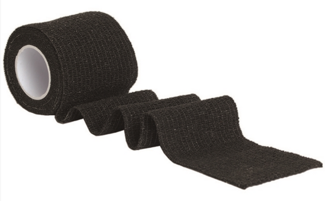 Tarnband selbsthaftend Schwarz 5 cm x 4,5 m