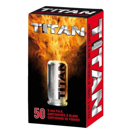 Perfecta Titan Platzpatronen 50 Stück 9mm P.A.K.