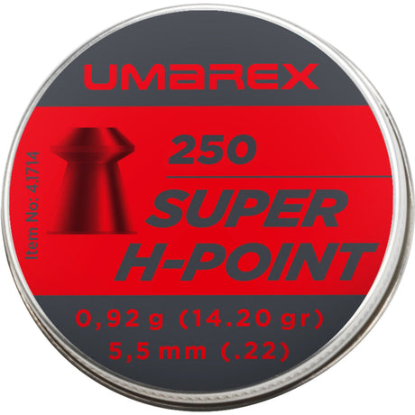 Umarex Super H-Point cal. 5,5 mm (.22) Diabolo 250 St., Hohlspitz