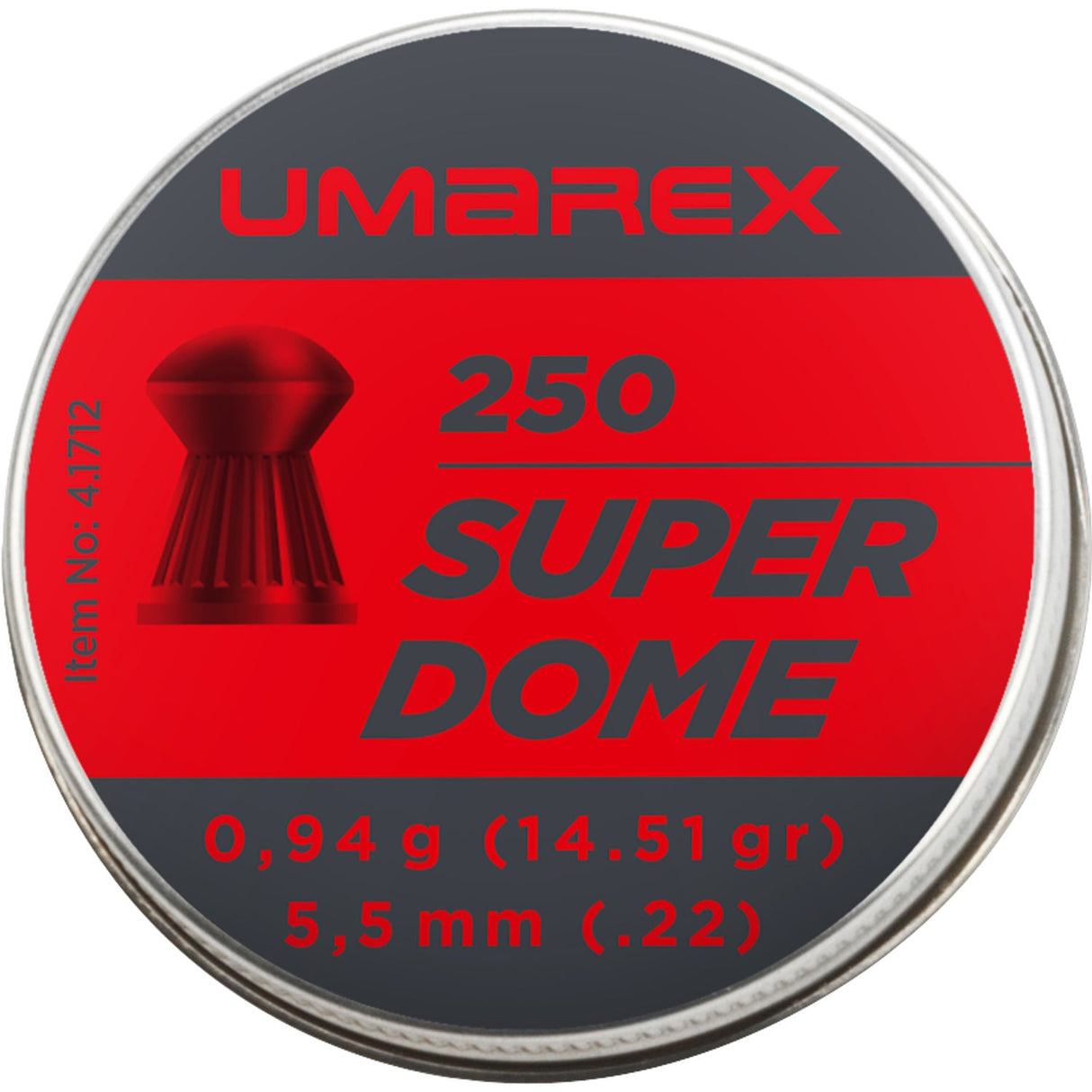 Umarex Superdome cal. 5,5 mm (.22) Diabolo, 250 Stück Rundkopf 0,94 g