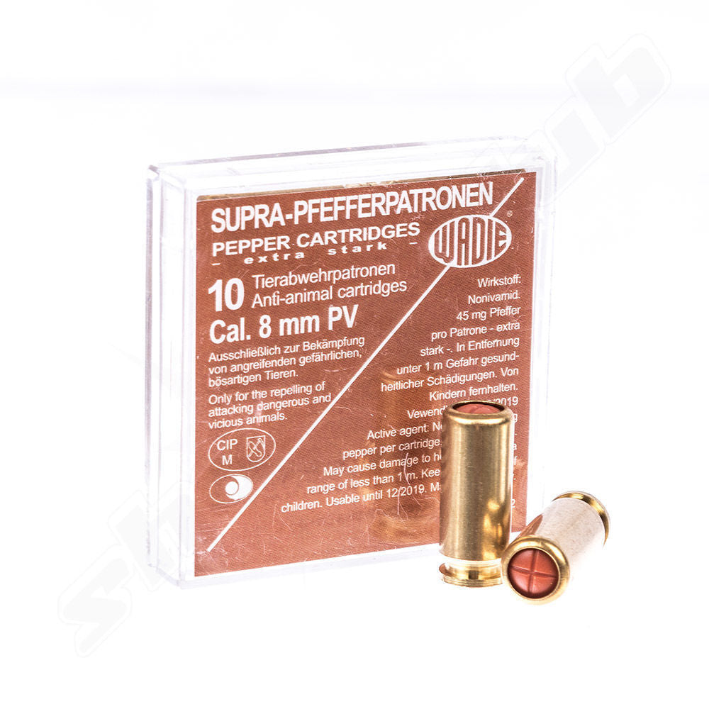 Wadie Cal.8mm Supra stark Pfefferpatronen