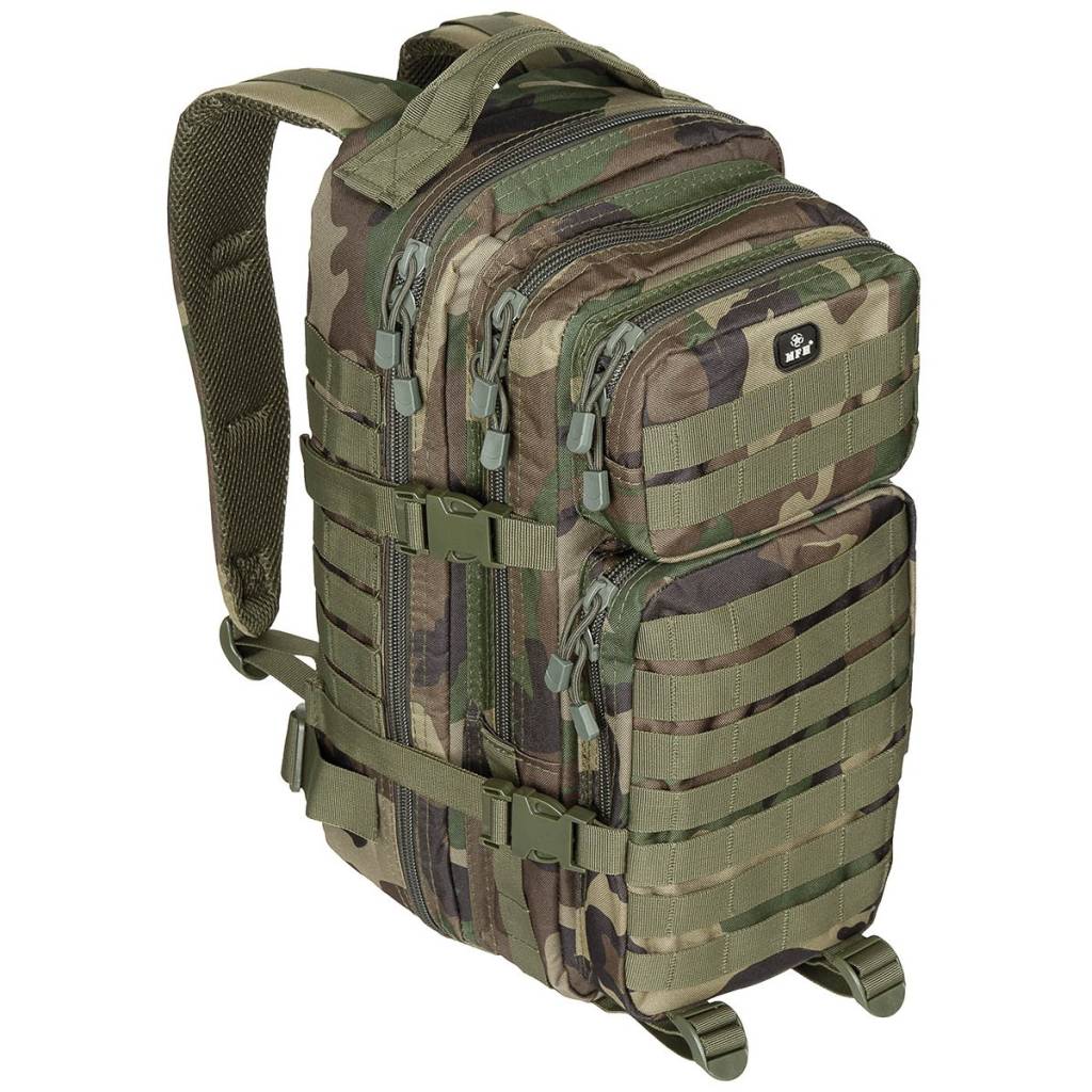 Waffentasche / Rucksack Molle woodland