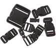 Westen / Hosen Repair Set Buckle Set 9 teilig Schwarz