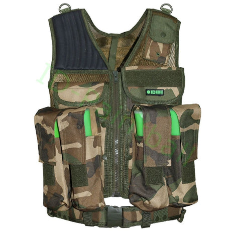 Tactical Paintball Weste Woodland Camo