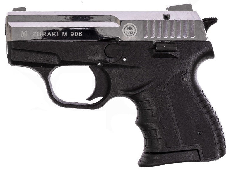 Zoraki 906 9mm P.A.K. Chrom / Schwarz Schreckschusspistole