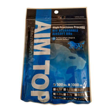 AIM Top Extrem Precision BIO BBs 0,43g 500 Schuss 6mm