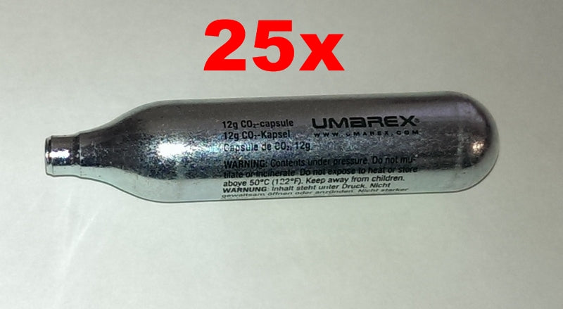 25 x CO2 Kapsel 12g Umarex