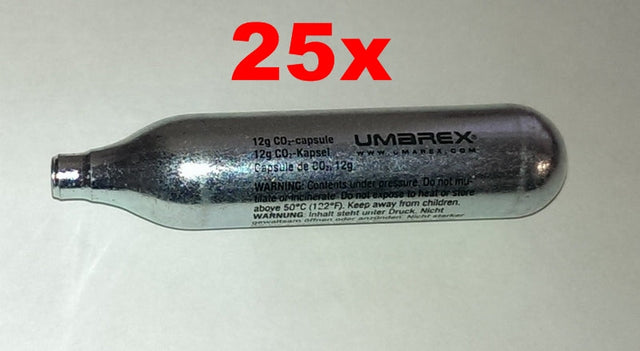 25 x CO2 Kapsel 12g Umarex