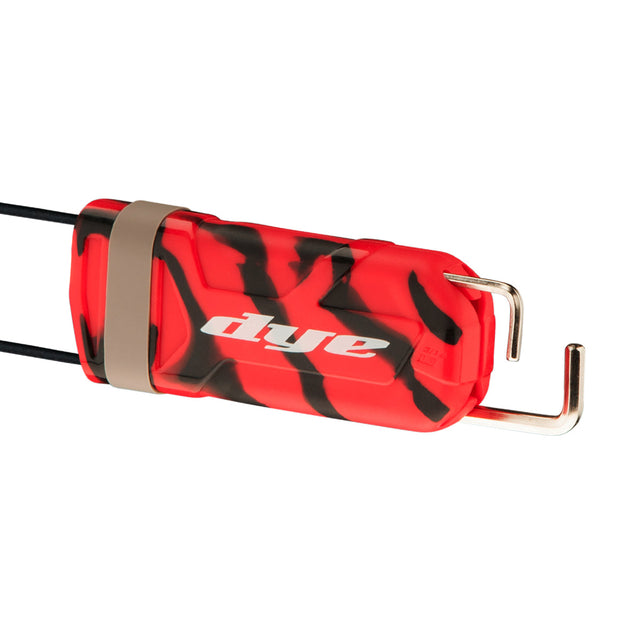 Dye Flex TWST Rot Schwarz Laufsocke mit Werkzeug
