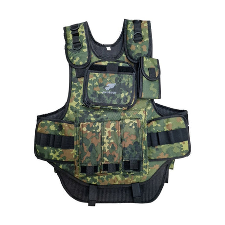 New Legion Paintball Battle Weste - flecktarn