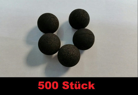 500 Rubberballs Reballs mit Stahl / Gummigemisch Cal 68