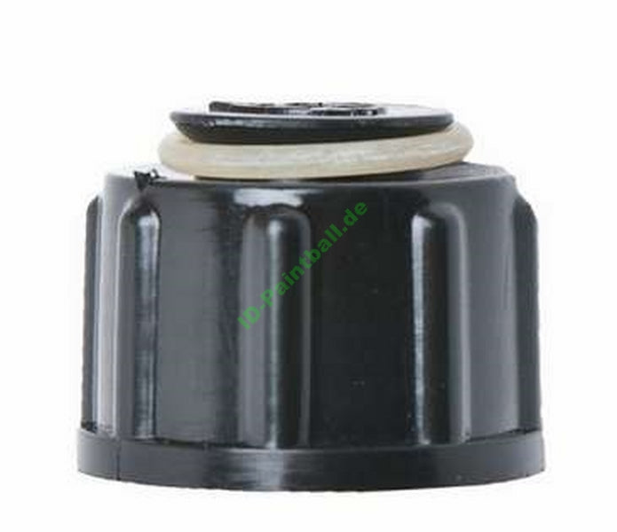 Ventilschutzkappe mit O-Ringaufnahme schwarz