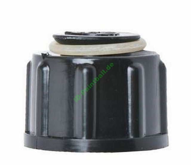 Ventilschutzkappe mit O-Ringaufnahme schwarz