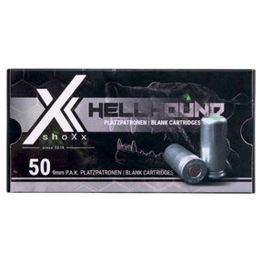 shoXx Hellhound Platzpatronen 50 Stück 9mm P.A.K.