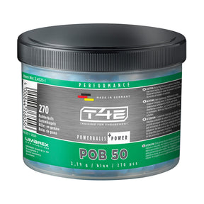 100 Stück T4E Powerballs Rubberballs cal50 blau Performence POB 50