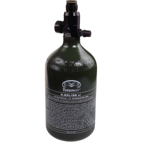 Alu HPA-System 0,6L/38ci Alu Flasche mit 200 Bar Regulator