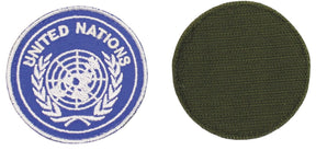 Klettabzeichen, blau, "UNITED NATIONS"