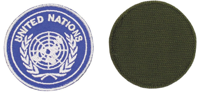 Klettabzeichen, blau, "UNITED NATIONS"