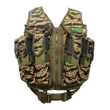 Paintball Tactical Weste 9 Pods HP Magfed Tiger Stripe