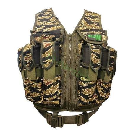 Paintball Tactical Weste 9 Pods HP Magfed Tiger Stripe