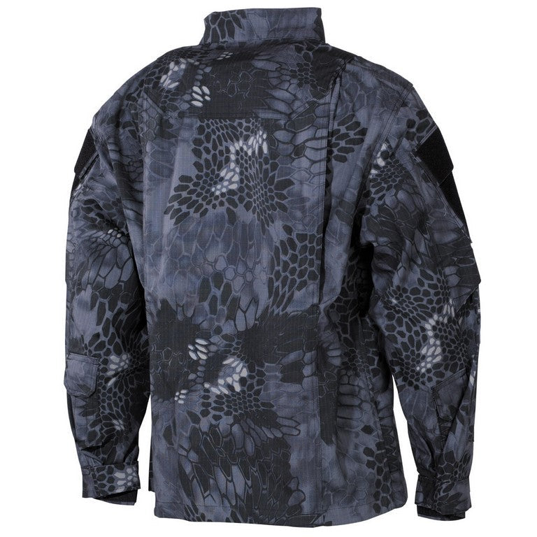 Snake Camo Black Jersey Einsatzjacke