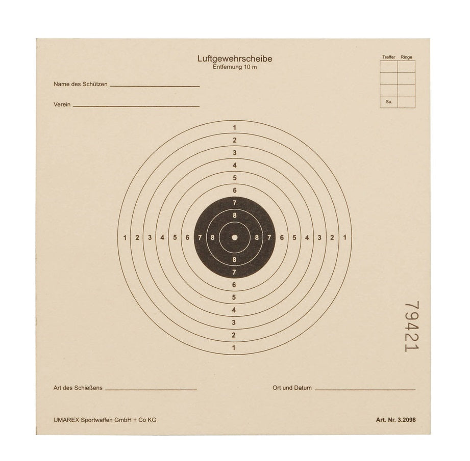 250 Zielscheiben 14 x 14 cm ISSF für Luftgewehr Softair etc