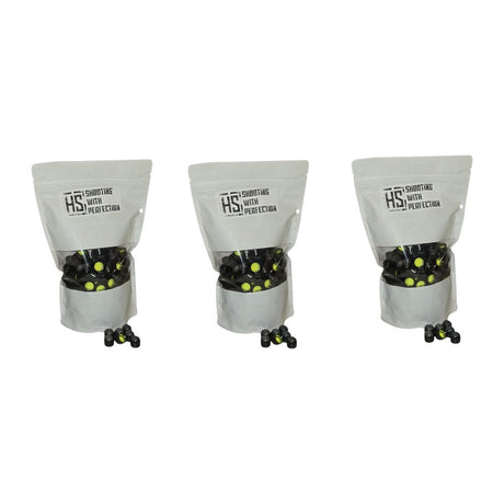 600 HS Projectiles Paintballs Schwarz/Gelb (600er Karton) HSP