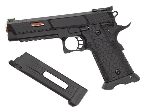 ASG STI Combat Master Airsoft Co2 Pistole Metallschlitten Blowback 6mm BBs Schwarz