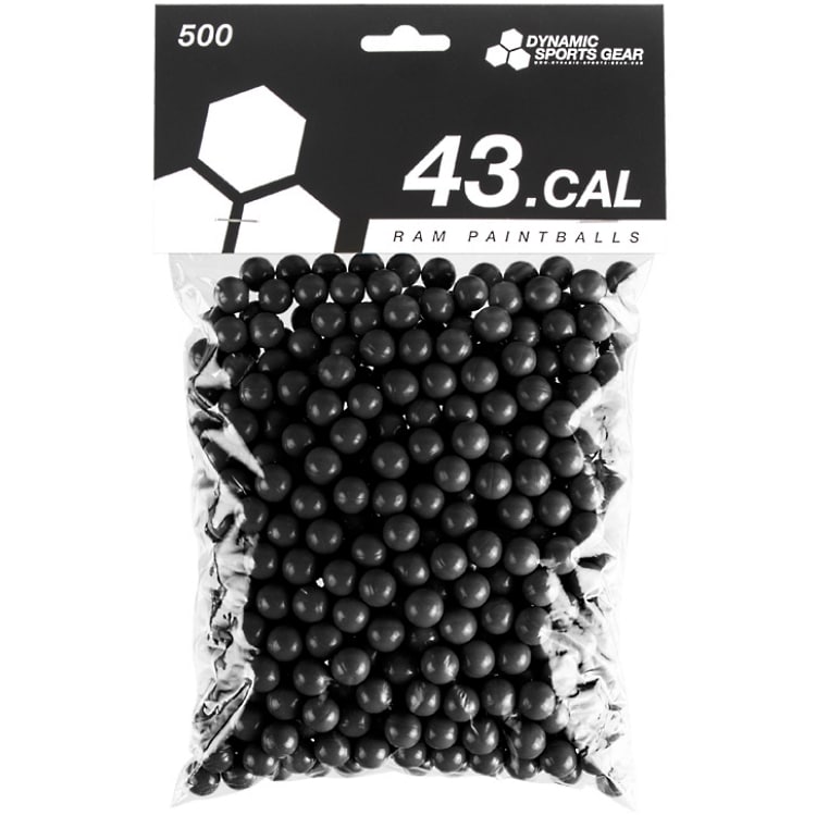 DSG RAM Paintballs cal.43 100 Stück Schwarz