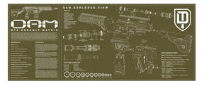 Dye DAM Tech Matte 80cm x 35cm