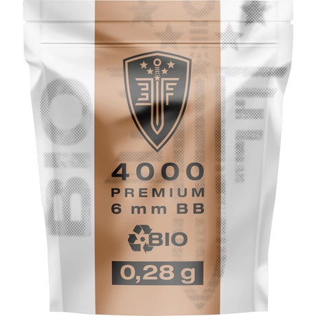 Elite Force Premium Bio BBs 0,28 g - 4.000 St., Zip-Beutel - 6 mm