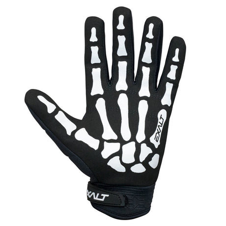 Exalt Death Grip Vollfinger Handschuhe Paintball Weiss