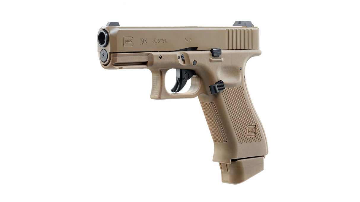 GLOCK 19X cal. 6 mm BB FDE TAN Co2 Blowback