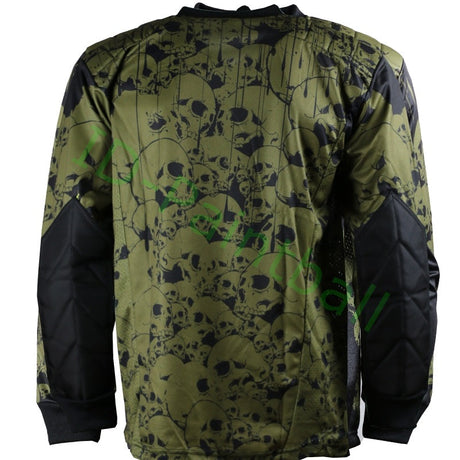 IDP Jersey The Skulls Oliv Paintball Trikot