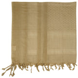 Shemag PLO Tuch mit Fransen Coyote Tan 110X110CM