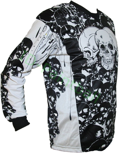 IDP Jersey The Skulls Schwarz Paintball Trikot