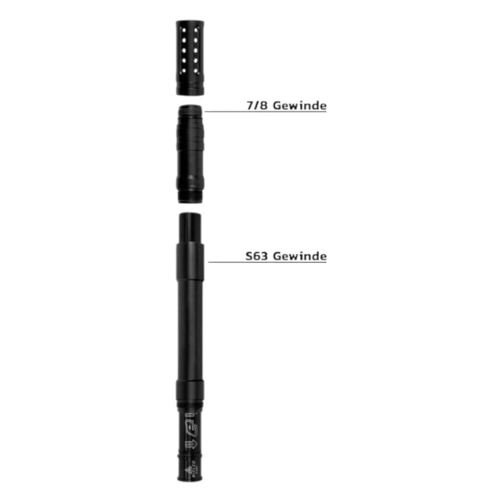 Planet Eclipse S63 Lauf Tactical schwarz Cocker