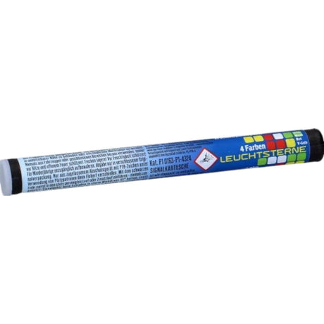 Pyro Zink Signalsterne 15mm, 4 Farben 10 Stück
