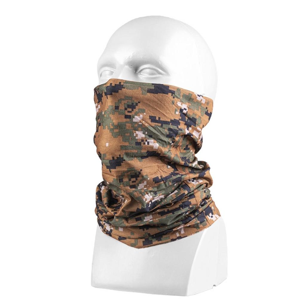 Multi Funktions Kopftuch Halstuch Digital Woodland Camo Schal
