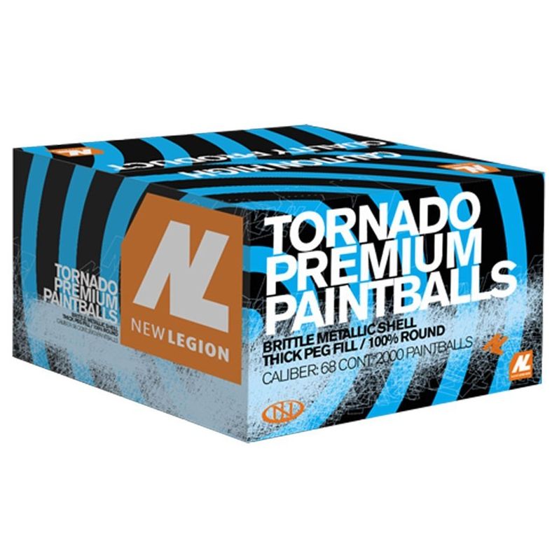 New Legion Tornado Paintballs 2000 Stück Cal. 68