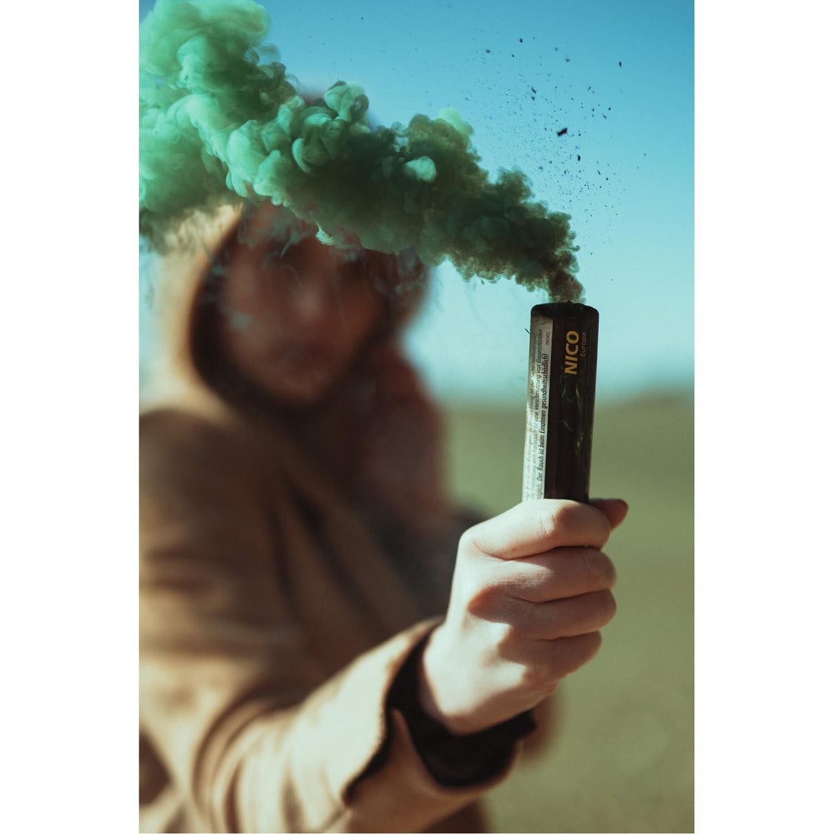 Nico Smoke Tube Grün Rauchgranate 80 Sek
