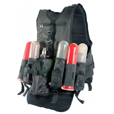 Paintball Battle Weste, Schwarz