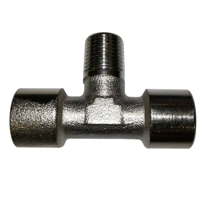 PPD 1/8" T-Stück 2x weiblich 1x Männlich Innengewinde Druckluftverbinder