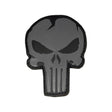 Rubberpatch 3D Punisher Grau Schwarz