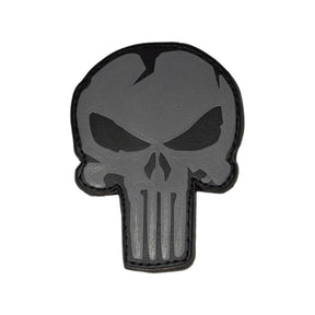 Rubberpatch 3D Punisher Grau Schwarz