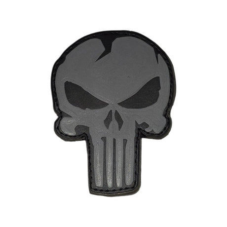 Rubberpatch 3D Punisher Grau Schwarz